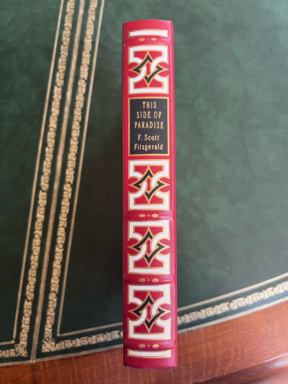 NWOT Collectible Leather Book This Side of Paradise by F. Scott Fitzgerald